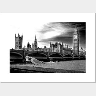 Big Ben Houses of Parliament Westminster Bridge London Posters and Art